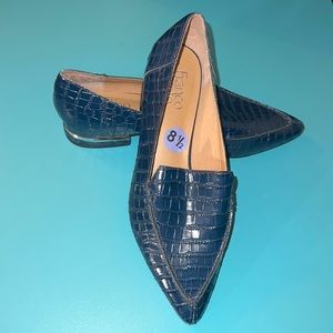 Blue 8.5 slip on flats